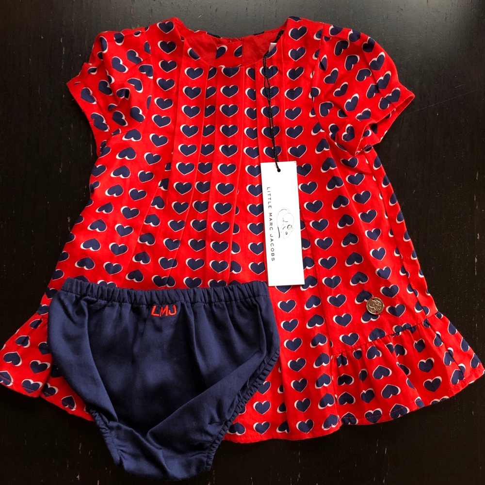 Little Marc Jacobs 6M Dress And Bloomer Set